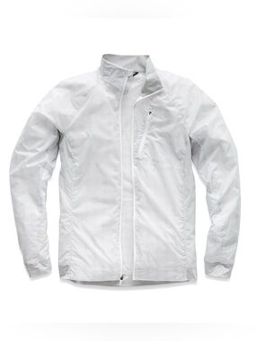 The North Face Better Than Naked Jacket - White/ High Rise Grey Windbreaker